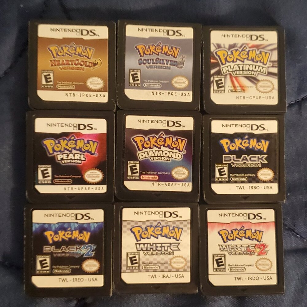 Pokemon NDS Collection Video Game Nintendo DS